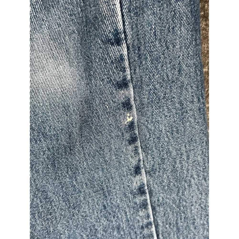 Levis 505 Regular Fit Straight Leg Jeans Mens 34x29 Medium Wash Blue Denim